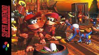 Donkey Kong Country 2 Diddys Kong Quest SNES Playthrough [upl. by Otter]