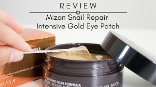 Mizon Snail Repair Intensive Gold Eye Gel Patch [upl. by Negroj]