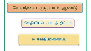 TN STATE BOARD 11 std LESSON PLAN 10 வேதிப்பிணைப்பு  for Teachers [upl. by Enilrem]