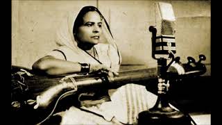 Rasoolan Bai Thumri Recital  with conclusion of interview with Naina Devi [upl. by Hsiekal545]