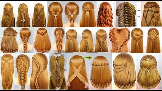 simple hairstyles and beautiful hairstyles and open hairstyles ❤️ Beautiful hairstyles [upl. by Atims211]