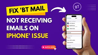 Fix BT Mail Not Receiving Emails on iPhone Issue  Help Email Tales [upl. by Nemrak]