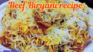 Beef Biryaini Recipe  Beef Dum Biryani Recipe  Hyderabadi Famous Gosht Ki Biryani [upl. by Merola]