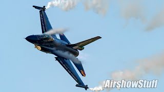 Belgian F16 Dream Viper Demo  Saturday  Airshow Radom 2023 [upl. by Orville]