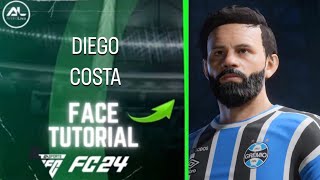 EAFC 24  DIEGO COSTA Face  Stats Tutorial [upl. by Leile448]