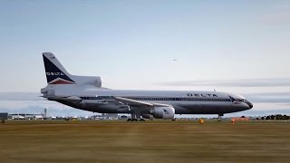 London Gatwick LGW Delta Air Lines L1011 [upl. by Otis]