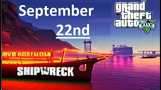 GTA V Online Shipwreck Location For September 22 2024 [upl. by Viva]