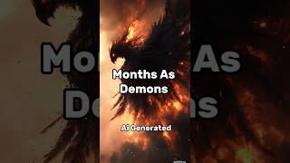 Months as Demons ai aigenerated foryou foryoupage foryoupagereels [upl. by Gabie817]