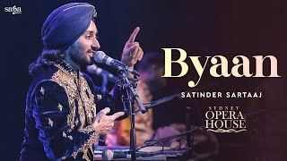 Byaan Live Performance  Satinder Sartaaj  New Punjabi Song 2022  Latest Punjabi Song 2022 [upl. by Sherr229]