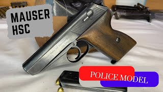 Mauser HSc WW2 Police Pistol [upl. by Jamila441]