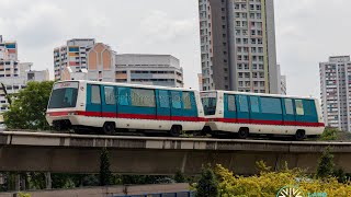 SMRT C801 2car Choa Chu Kang to Keat Hong [upl. by Johnathon]