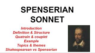 WHAT IS SPENSERIAN SONNET [upl. by Vivianna]