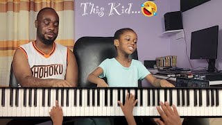 How we play our Church Theme Song Featuring Child Prodigy  Beautiful Nyamiay3 on the Piano [upl. by Leuamme484]