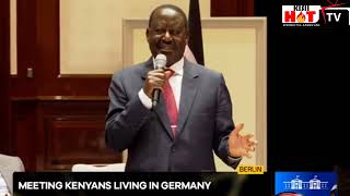 Hiyo ni takataka eti mwanaume anaingizana na mwanaume mwingineRaila Odinga fumes while in Germany [upl. by Piane92]