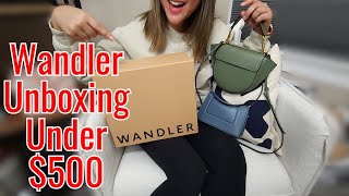 Luxury Alternative Mid Range Handbag Unboxing Under 500  Ft Wandler  Entire Wandler Collection [upl. by Meilen]