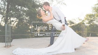 Janine amp Riaan  Galagos Estate  WAVos Weddings [upl. by Enicar586]