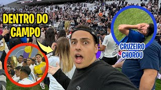 REACT DENTRO DO CAMPO NA FINAL DA COPINHA  CORINTHIANS 1x0 CRUZEIRO [upl. by Colb]