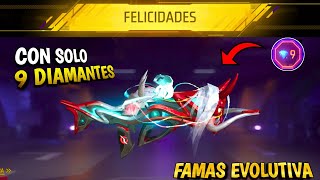 COMO SACAR CON SOLO 9 DIAMANTES LA FAMAS EVOLUTIVA EN FREE FIRE EN LA NUEVA RULETA MAGICA [upl. by Ahseal]