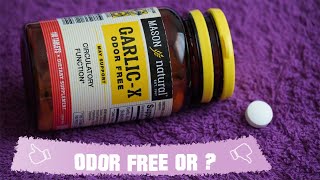 Review of Mason Natural Garlic X Odor Free  100 Tablets [upl. by Riess437]