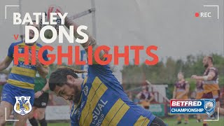 Batley 0 Dons 38  Highlights [upl. by Dlared]