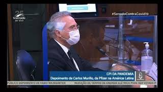 Gerente Geral da Pfizer na América Latina bota ponto final na CPI do Renan [upl. by Griffin]