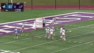 Womens Lacrosse Amherst vs Tufts Highlights 41022 [upl. by Triny561]