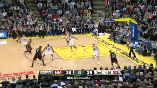 Heat vs Warriors  Game Recap  NBA 201213 Season 16012013 [upl. by Dwinnell]