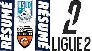 FC Lorient  USL Dunkerque 42 Résumé  Ligue 2  20242025 [upl. by Eugeniusz493]