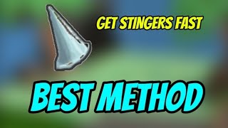 HOW TO GET STINGERS FAST bee swarm simulator [upl. by Cinimod]