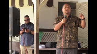 Chuuk High Visitors with their encouraging message  March 17 2023 [upl. by Eeleak]