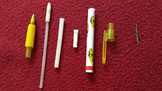 How to re  assemble a pen pencil  re  arrangement of parts  camlin 07 [upl. by Ossie]