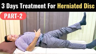 How to Check Herniated Disc Treatment For Disc Bulge Back Pain Herniated Disc Recovery Part2 [upl. by Phyllida]