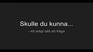 Skulle du kunna  Svenska språket  Snabba tips [upl. by Laersi]