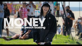 220327 TraineeA VENICE BUSKING  Money 우찬 직캠  WOOCHAN FOCUS 4K [upl. by Auberta]