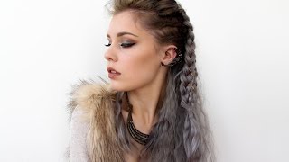 Vikings Lagertha Inspired Hair Tutorial [upl. by Liane976]