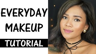 Everyday Makeup Tutorial Drugstore amp High End  Subtitle [upl. by Campbell]