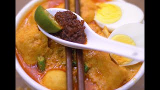 Curry Laksa Noodles Recipe very creamy  Resipi Kari Laksa [upl. by Anig]