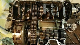 Honda CB750 Restoration  Splitting the Engine Cases Part 7 [upl. by Ahseinar63]