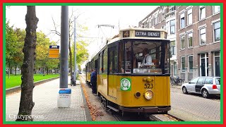 Oude Tram van Rotterdam Centraal naar Heemraadsplein op RET Lijn 4 [upl. by Leal]