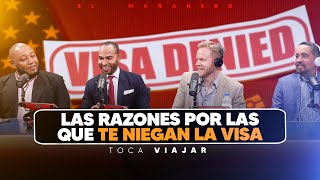 Ex Consul USA 🇺🇸 dice las Razones por las que te niegan la Visa  Toca Viajar [upl. by Doe612]