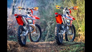 2021 KTM EXC 250 TPI AND EXCF 250  FIRST IMPRESSIONS  WHICH ONE WOULD YOU CHOOSE [upl. by Riesman]