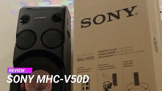 Sony MHC V50D review  जबरदस्त ऑडियो सिस्टम [upl. by Yoj]