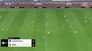 Sampdoria vs Bari 31082024 Serie B EA FC 24 [upl. by Leeland877]