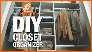 DIY Closet Organizer  The Home Depot [upl. by Lusar]