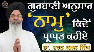 How to get NaaM ਨਾਮੁ of Gurbani  Gurbani Teachings  Dr Charan Kamal Singh  Gurbani Foundation [upl. by Chin]