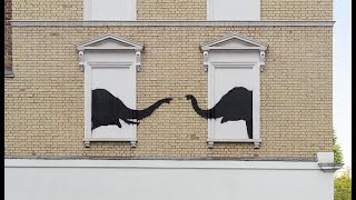 Banksy Specialists on ITV News Banksys London Animal Murals [upl. by Aimik]