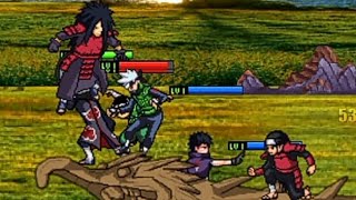 NS4 • 3VS3  PainNagato Obito Madara VS 3 Random AI [upl. by Ellette408]