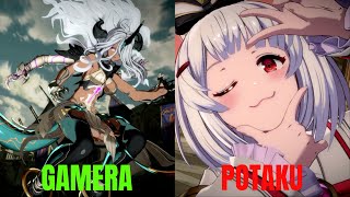 GBVSR High Level Gameplay Gamera Versusia VS Potaku Vikala [upl. by Ruelle]