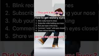 Did You Get Watery Eyes 👀💧 roblox shorts [upl. by Anilrahc]