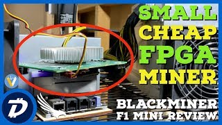 Small Cheap FPGA Miner  Hashaltcoin Blackminer F1 Mini Review  Odocrypt FPGA Mining  Blake2b [upl. by Yemirej]